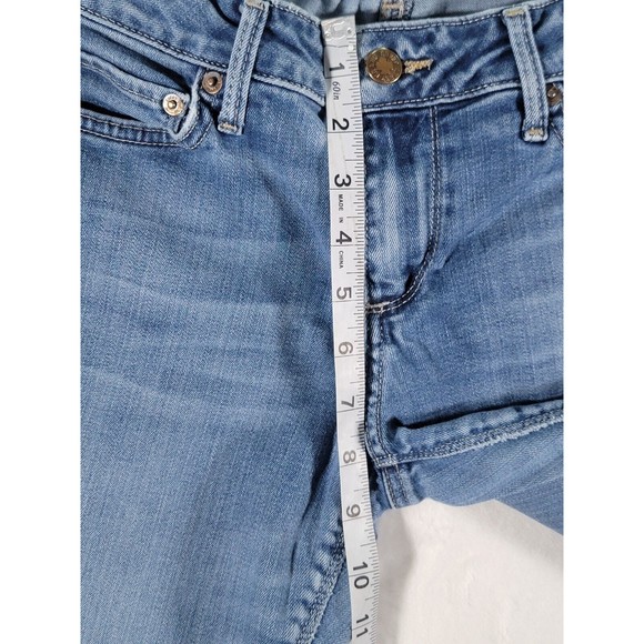 Lucky Brand Jeans Womens Lolita Skinny 2 / 26 Raw Hem Ankle Low Rise Medium Wash - Picture 12 of 16